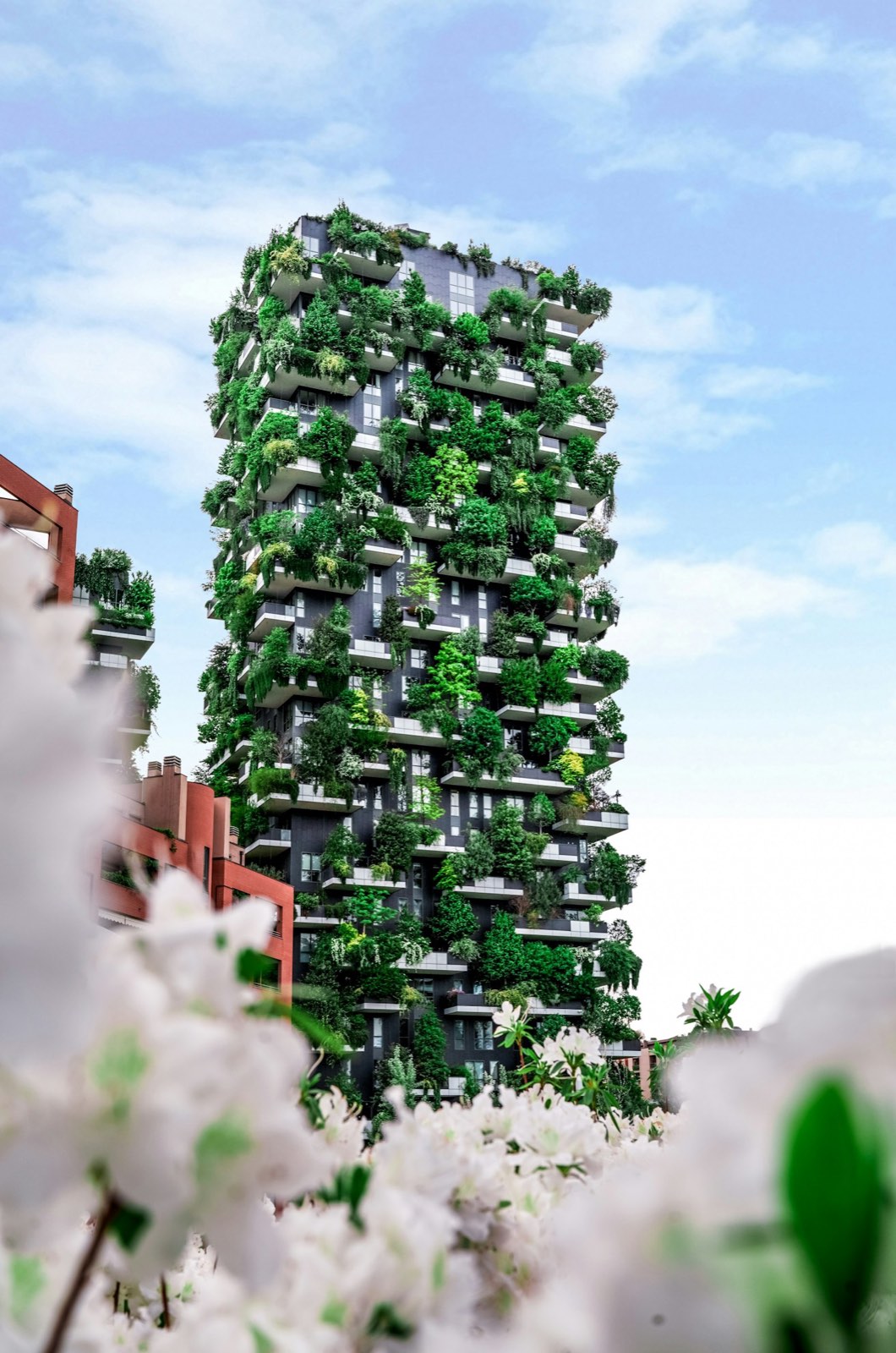 Edifício com jardim vertical